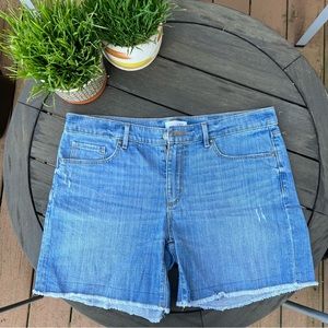 LOFT Light Wash Denim Jean Shorts